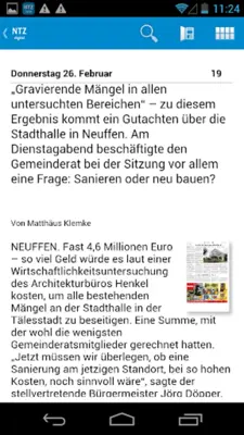 Nürtinger Zeitung digital android App screenshot 1